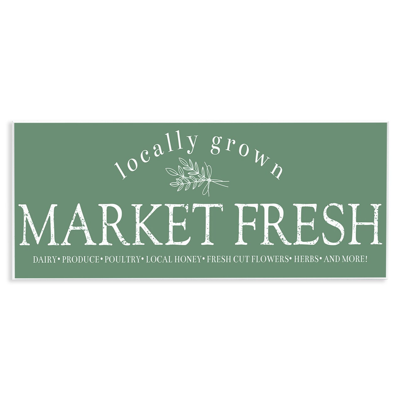 Stupell Industries Locally Grown Market Wall Plaque Art Design by Katie Griggs